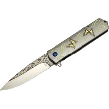 Urfakent Chongming CM83 Çakı Butterfly 20 cm Manuel, Kemerlikli