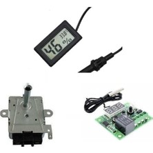Sprout Store Makinesi Malzemeleri Set Nem Ölçer,termostat, Çevirme Motoru