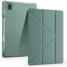 Sprout Store Magic Pad 2 ile Uyumlu Silikon 4 Farklı Stand Olabilen Kalem Bölmeli Tablet Kılıf Koyu Yeşil