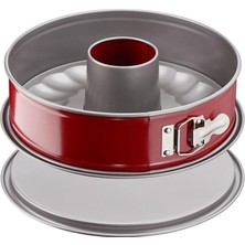Sprout Store Delibake Savarin Kek Kalıbı - Kırmızı - 28 cm
