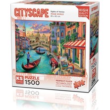 Sprout Store Sights Of Venice 1500 Parça Puzzle -Ks Puzzle