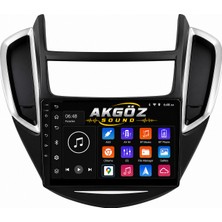 GÖZA-X Chevrolet T Trax 2014-2016  Multimedya Çerçevesi  9 Inç Soketler Içinde