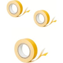 Sprout Store 3 Adet Çift Taraflı Yapıştırma Köpük Bantı -Tablo Asmak Şerit LED Montaj Yapıştırıcı Bandı (16MM x 1,5 Mt)