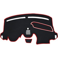 Sprout Store Koruma Halısı Siyah Kenar Renk Kırmızı Ford Courier Ekranlı 2013-2020 ile Uyumlu