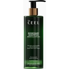 Sprout Store Ceel Biberiye Saç Bakım Şampuanı 250 ml - Keratin, Biotin ve Hidrolize Kolajen Içeren Hacim ve Parlaklık Destekleyici Saç Şampuanı, Saç Derisi Ferahlatıcı Günlük Bakım Şampuanı