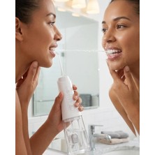 Vintessy Ipx7 Su Geçirmez Şarjlı Ağız Duşu 320 ml Su Tanklı Ayarlanabilir Basınçlı