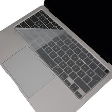 Sprout Store Türkçe Q Silikon Klavye Koruyucu MacBook Air 13 Retina Uyumlu A1932 A2179 A2337 M1 | Iso Uk Ters L Enter | Tr Q Klavye Kaplama Şeffaf