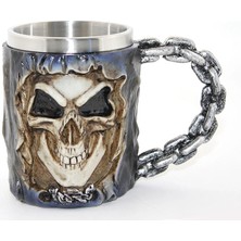 Urfakent Paslanmaz Çelik Kurukafa Kupa Bardak ALK2564