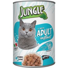 Jungle Adult Instinct - Ton Balıklı Yetişkin Kedi Konservesi (415 Gr).