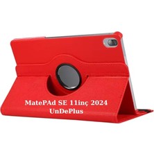Sprout Store Matepad Se 11INÇ ile Uyumlu Kılıf 360 Dönebilen Standlı Case (Matepad Se 10.4inç Değildir) Kırmızı