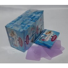 Sprout Store Cep Tipi- 120 Yaprak Eriyen Kağıt Sabun 12 Li Ambalaj -(12 * 10) 120 Adet Her Biri Tek Kullanımlık Eriyen Film Sabun-Ortak Kullanım Alanlarında Kişisel Hijyen Sağlar- Yerli Üretim-