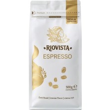 Riovista Medium Espresso Blend Çekirdek Kahve - Yüksek Krema ve Yoğun Gövde 500GR
