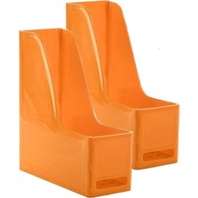 Sprout Store Magazinlik Demonte Plastik 2 Adet Plastik Kutu Klasörü Magazinlik A4 Dosya ve Masa Düzenleyici Sınıf Ev Ofis