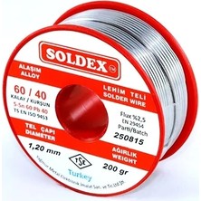 Urfakent 60-40 Lehim Teli 200 gr 0,75 mm - Sn:60 / Pb:40