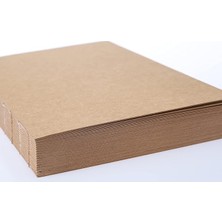 Sprout Store Tanıtım Özel Tasarım Kraft Kapaklı A5 Çizgisiz Not Defter - 180 Derece Açılabilir, Sırtı DIKIŞLI,%100 El Işçiliği, Ofis Için Ideal, Planlayıcı (Kraft Sayfa)