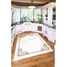 Özgürce Yıkanabilir Kaymaz Taban Modern Salon ve Mutfak Halısı