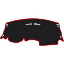 Sprout Store Koruma Halısı Siyah Kenar Renk Kırmızı Renault Clio 4 2012-2020 ile Uyumlu