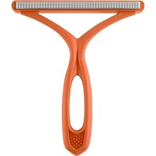 Sprout Store Köpek Tüy Toplayıcı Çift Taraflı Pamuk Tiftiği ve Tüy Toplama Fırçası (Turuncu)