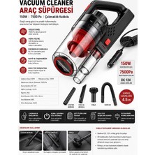 Ivoomi Vacuum Cleaner Araç Süpürgesi 150W 6000 Pa El Taşınabilir Çakmaklık Kablolu Oto Süpürgesi