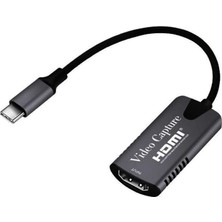 Lidyahan Store Type C Video Capture Yakalama Kartı Uçlu HDMI To Type-C Pc Bilgisayar Video Yakalama (Hdmı Aktarma Için Kullanılmaz)