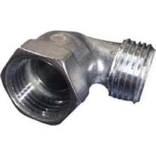 Leaf Shop Universal Doğalgaz 1/2" - 1/2" Ocak Dirseği ve Bir Adet Doğalgaz Teflon Band