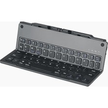 CetKing Katlanabilir Klavye, Standlı ve Taşınabilir, Windows Ios Android iPhone ve Tablet ile Uyumlu Seyahat Klavyesi