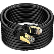 Misda Store Narita Cat 7 Ağ Kablosu, 10GBPS Ethernet Kablo, 1.5 Metre, Siyah