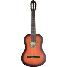 Valencia VC204CSB 4/4 Tam Boy Klasik Gitar | Classic Sunburst Renk, Mat Bitiş, Yetişkin Eğitim ve Başlangıç Seviyesi