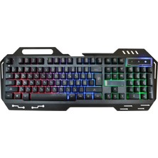 Mekanik Hisli Rgb Işıklı Oyuncu Klavyesi Gaming Klavye