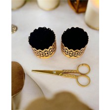 Özgürce Kadife Gold Yükselti ve Söz Makası, Şıklık ve Zarafet Için Ideal