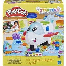 Alvera Collection F8804 Play-Doh Starters Eğlenceli Uçak Oyun Seti +3 Yaş