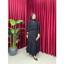Still Butik Elif Yılmaz Esma Etek Bluz Takım Sandy Kumaş Tesettür Büyük Beden Kadın Giyim ST2201