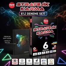 Paraf Stratejik Karma Tyt 6’lı Deneme Seti - Premium Sert Kapak Matelit Defter Hediyeli