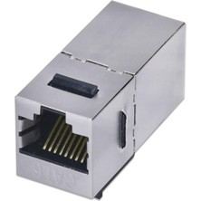 Lidyahan Store Cat6 Jack Internet Kablo Birleştirici RJ45 Metal Dişi Dişi Ekleme Aparatı