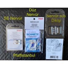 Pfaff Düz Nervür Se Nervür ve Nervür Süs  Dikiş Seti - Yeni Modeller Için