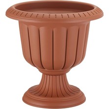Lidyahan Store N003 Nergis Saksı 58,9cm, 47 Litre Dış Mekan Saksı, Kiremit