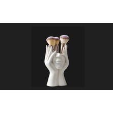 Özgürce Pratik Makyaj Fırçası Tutucu, Düzenli ve Şık Saklama Çözümü