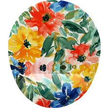 Leaf Shop Çiçek Desenli Bilek Destekli Mouse Pad