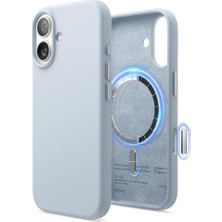 Misda Store Manyetik Silikon Kılıf iPhone 17 6,3 Inç ile Uyumlu - Magsafe ile Uyumlu, Yüksek Kaliteli Sıvı Silikon, Koruyucu Kılıf, Darbeye Dayanıklı, Ince Telefon