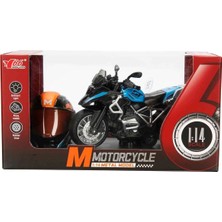 Alvera Collection 5834 Sun-Myg-Motosi̇klet 1 14 Bmw Off-Road Kaskli Fi̇gür Pb 3r Ses Işik