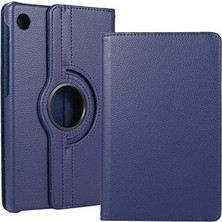 Lidyahan Store Tab M10 3. Nesil TB-328FU T610 ile Uyumlu Kılıf 360 Dönebilen Standlı Case Lacivert