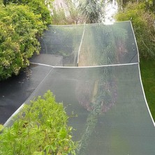 CetKing File -%40'lık Şeritli ve Halkalı - Yeşil File - Kümes Çevirme Filesi - 1 M x 1 M