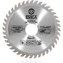 Misda Store Emka Ahşap Kesme Sunta Testeresi 115 mm 40 Diş