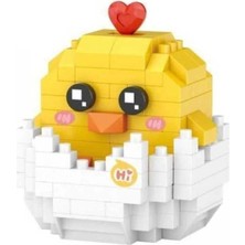 Alvera Collection LZ-8611 Loz Kabuklu Ci̇vci̇v 150 Parça Block Oyuncak Mi̇ni̇ Poşet