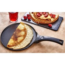 Lidyahan Store Döküm 26 cm Granit Yapışmaz Krep Tavası