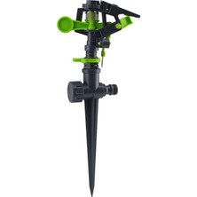 Lidyahan Store Plastik Kazıklı Toprağa Gömmeli Hareketli Vurmalı Tabanca Su Fıskiyesi Bahçe Çim Sulama Aparatı