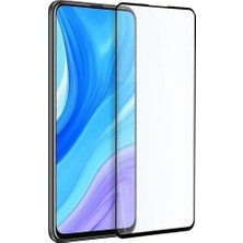 CetKing ile Uyumlu P Smart Pro 2019 Ekran Koruyucu Tam Kapatan Nano Siyah