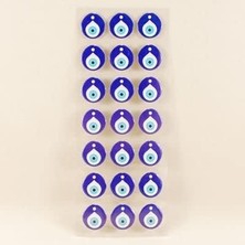 CetKing Boncuğu Sticker 21 Adet 1.8 cm x 1.9 cm