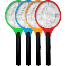 Leaf Shop Sinek Öldürücü Raket, Aç-Kapa Düğmeli Elektrikli Sinek Raketi, Güvenli Kullanım - 1 Adet