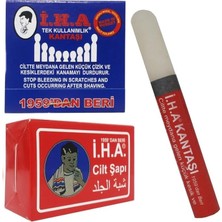 Cilt Şapı ve Kan Taşı Seti, 70 gr Cilt Şapı, 1 Kalem Kan Taşı, 20'li Kullan-At Kan Taşı